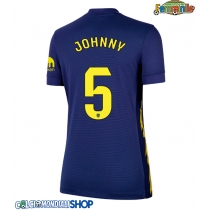 Maglie da calcio Atletico Madrid Johnny Cardoso #5 Seconda Maglia Femminile 2025-26 Manica Corta